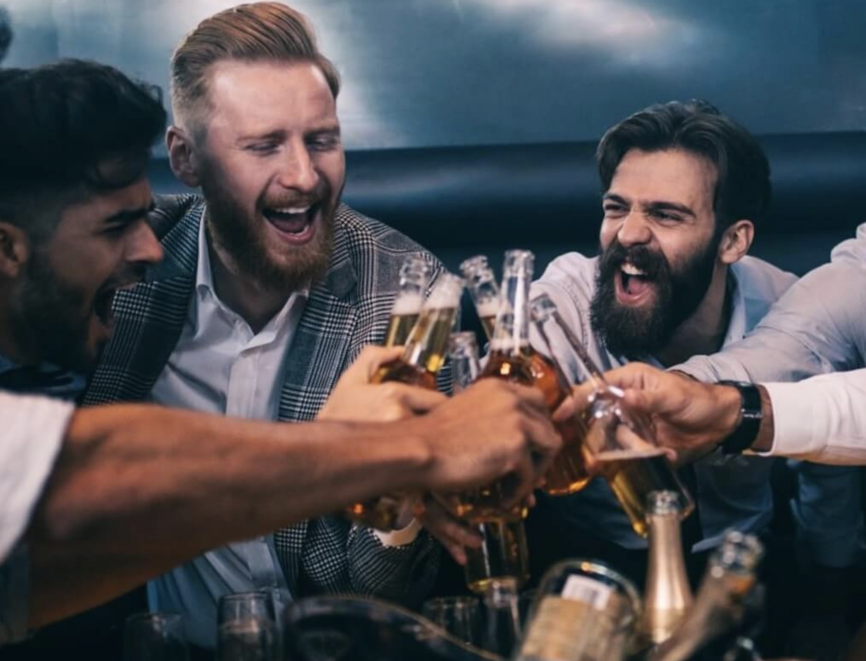 Guys at Private Party